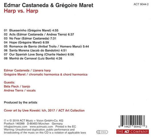 グレゴワール・マレ「ハープ対ハープ」 - CD