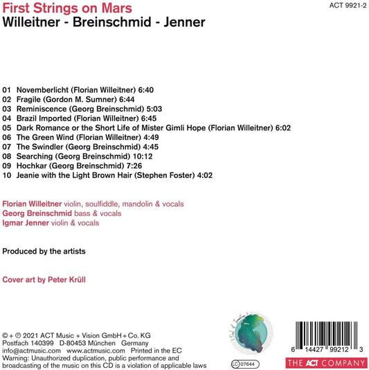 フロリアン・ヴィライター「ファースト・ストリングス・オン・マーズ」 - CD